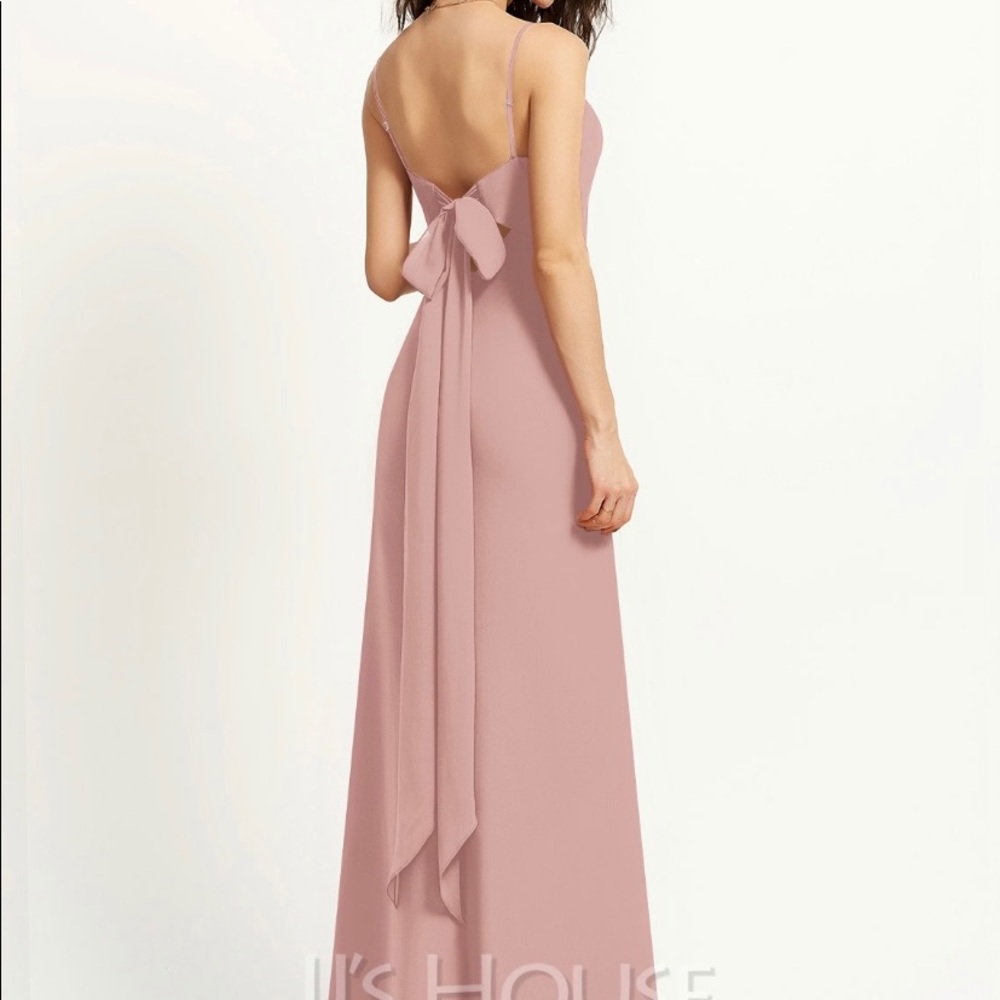 Dusty Rose bridesmaid dress